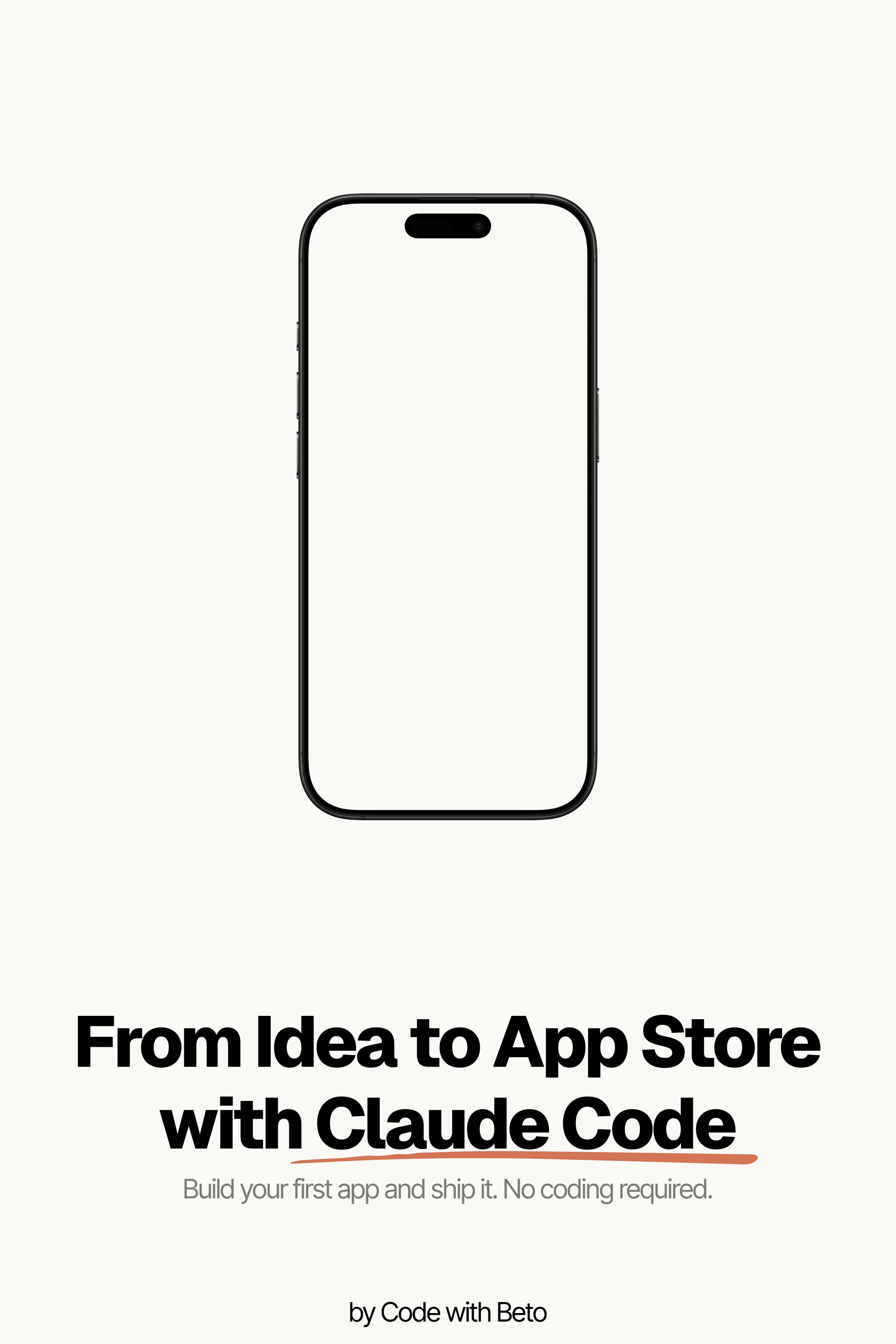 From Idea to App Store with Claude Code, book cover