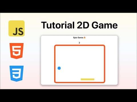 Creating a 2D game just with JavaScript thumbnail