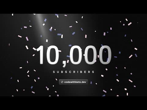 10K Subs Special: Coding, Chatting, and Course Giveaways! thumbnail