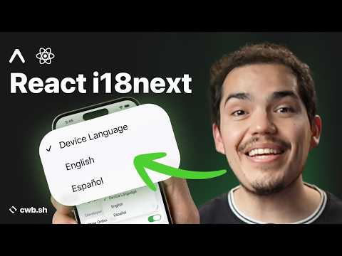 react-i18next in React Native & Expo thumbnail