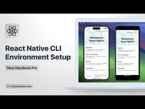 React Native Environment Setup for Mac (Apple Silicon) thumbnail