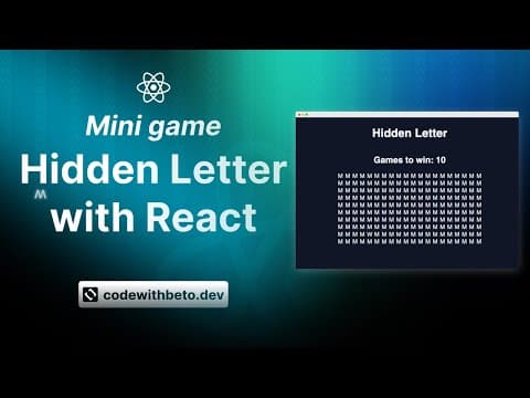 Build the next Wordle game with React thumbnail