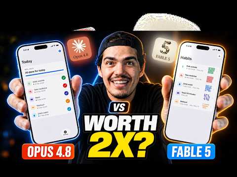 Fable 5 vs Opus 4.8: Built the Same App Time, Cost, Code thumbnail